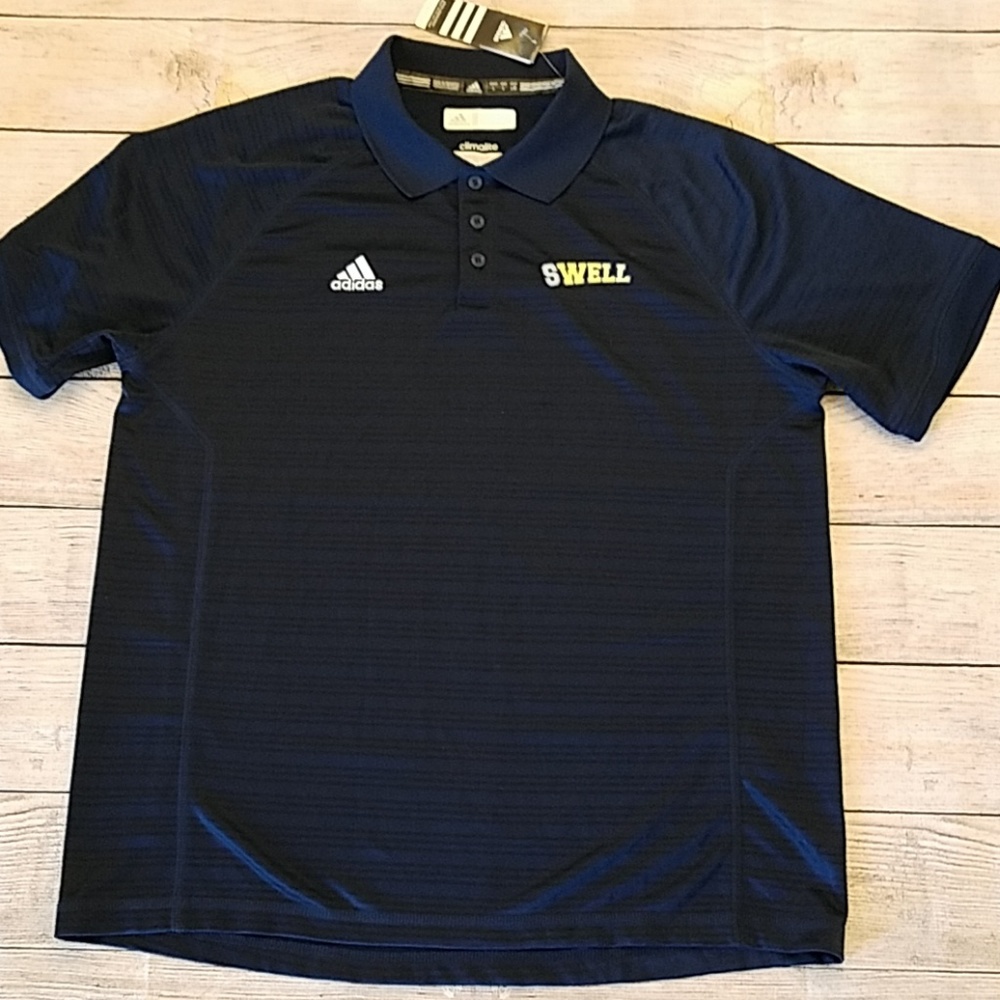 3/$30 NWT Adidas Climalite Polo shirt Sz Large